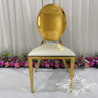 China Golden Morden Ghost Wedding Chairs for sale