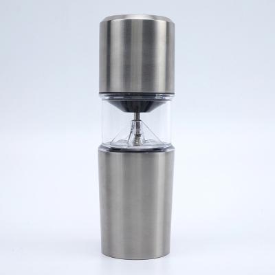 China Mini Rechargeable USB Charging Electric Grinder Machine Stainless Steel Nuts Beans Spices Peppercorns Grinder Coffee Grinder Kitchen Tools for sale