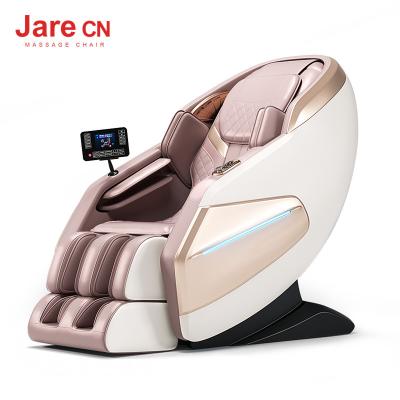 China Weightlessness Jare JR-H7 Customize Blue-tooth Music Shiatsu SL Track LCD LED AI Voice USB Charging Airbag Massage Chair for sale