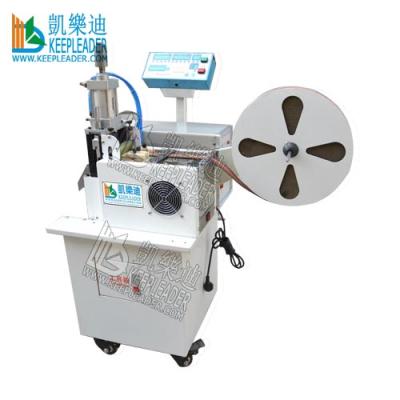 China Garment Shops Ultrasonic Label Cutting Machine For Cloth Tape_Satin Ribbon_Nylon_Textile Belt Cutting Machine Automatic Tap Label Cutter for sale