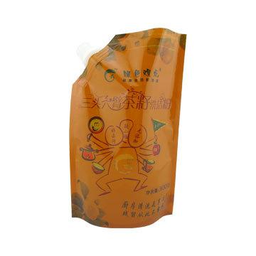 China Custom High Quality Barrier Spout Printing Pouch / Liquid Stand Up Pouch With Spout / Biodegradable Spout Pouch Doypack for sale