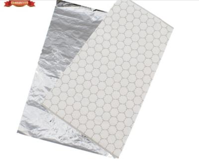 China Food Grade Insulated Insulated Aluminum Honeycomb Foil Paper For Burger Burger Sandwich Wrapping for sale