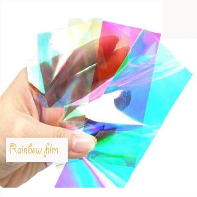 China Transparent Moisture Proof Film Rainbow Soft Twist Moisture Proof PET For Candy Wrapping And Glitter Glitter Making 3000m/roll 15mic-70mic for sale