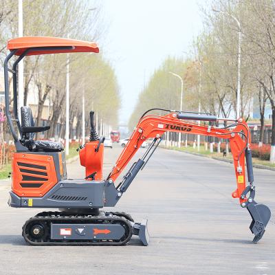 China Multifunktionale kleine Minibaggermaschine, 1200 kg, hohe Effizienz zu verkaufen