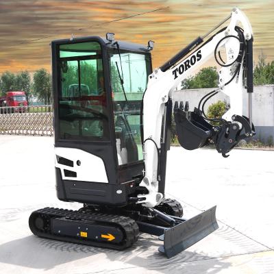 China 11.8KW 2600rpm 1.8 Ton Mini Excavator Small Digger Machine For Farm for sale