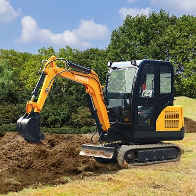 China EURO 5 2 Ton Mini Excavator Small Household Excavator Low Consumption for sale