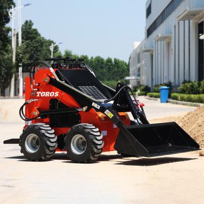 China 18.2KW Mini Skid Steer Loader Compact Front End Loader Multipurpose for sale