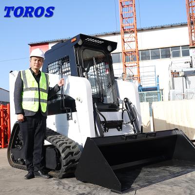 China TOROS Weiß JC45 JC65 Hydraulischer Steuerlader mit Anhängen zu verkaufen