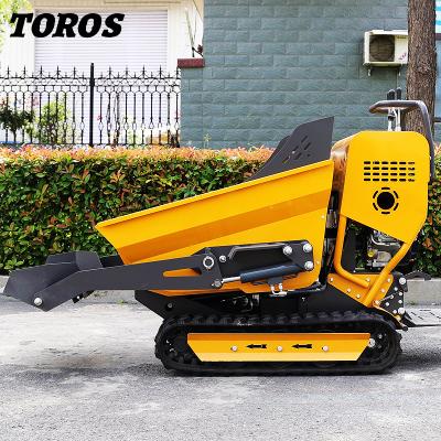 China EURO 5 Certified Mini 500kg Tracked Dumper For Short Haul Transportation for sale