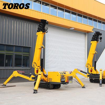 China Telescopic  Compact Spider Crane With Maximum Underground Head Of 20.5m for sale