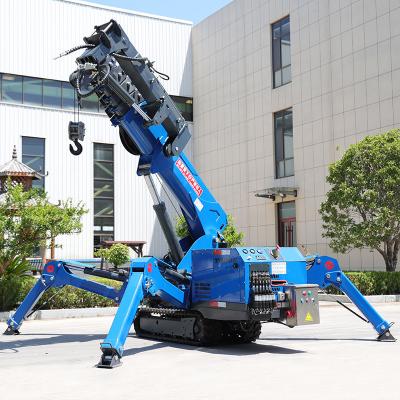 China Anpassbarer Kleiner Spinnekran 3t Mini-Crawler-Kran 16,8m Span zu verkaufen