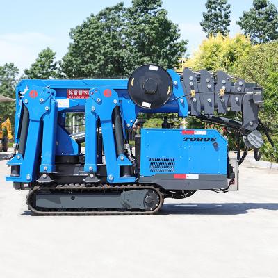 China Telescopic Mobile Spider Crane for sale