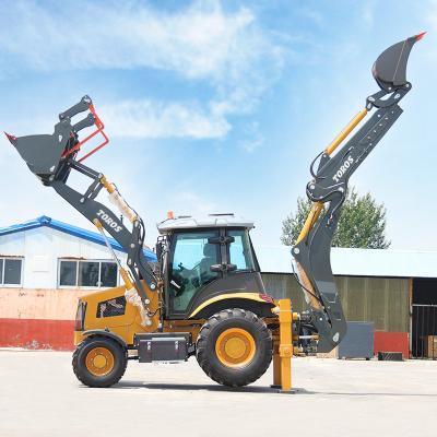 China 2500kg Wheel  Backhoe Loader Equipment for sale