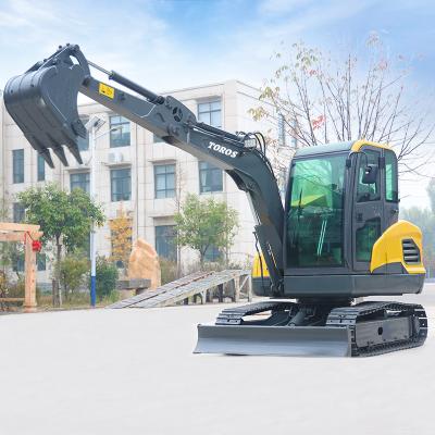 China 1800 mm Radstand Mini-Digger-Maschine mit 0,16m3 Eimer Kapazität Eigenschaften zu verkaufen