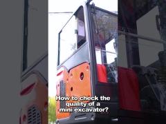 Municipal Engineering 2.5 Ton Mini Excavator 24.5kw Micro Mini Digger With Cab