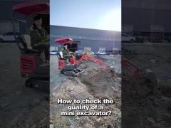 Residential Commercial 1.2 Tonne  Excavator Mini Crawler Digger Customized