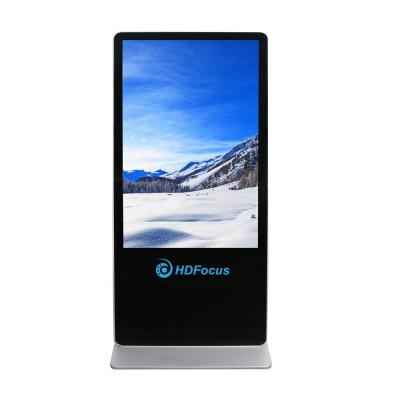 China 55 Inch Indoor Free Standing LCD Advertising Screen Mall Kiosk For Digital Signage for sale