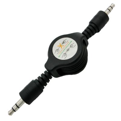 China Multimedia 3.5mm audio cable male to aux cable. male for PC MP3 CAR auxiliary cable for sale