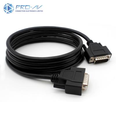 China 2m cable plug and play custom D-sub male to db15 male to db15 VGA 15 pin cable for computer hardware for sale