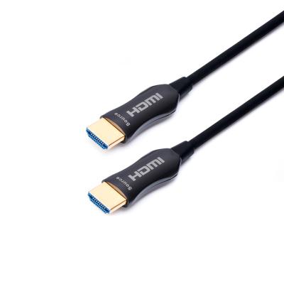 China UHD 4K 60Hz HDMI Cable Ultra Thin Fiber Optic High Speed ​​Ethernet Long 20 Meter to 100meter 4K2K@60hz Fiber Optic HDMI Cable 50 Meters HDMI Cable for sale