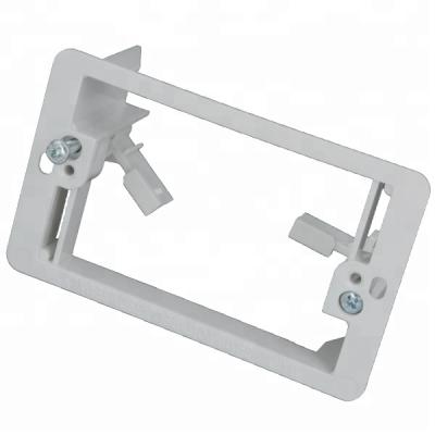 China Easy Installation Low Voltage 1 Strip Bracket Mount Universal Drywall Single Wall Plate Bracket for sale