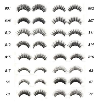 China Natural Soft Factory Natural Comfortable And Easy To Wear Eyelashes Style And Full Strip Lashes Type False Eyelash Lash With Gift Color Box for sale