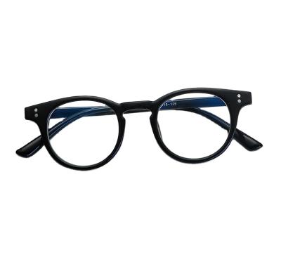 China WEAR Vintage Retro Plastic Round Frames Blue Light Anti Blocker Eyewear Optical Glasses Lenses for sale