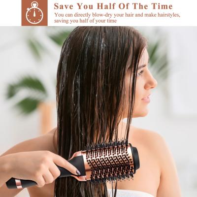 China Salon Hair Make Hair Straightening Brush 3 in1 Brush Hair Dryer Barber Shop Equipment Electric Hot Comb for sale