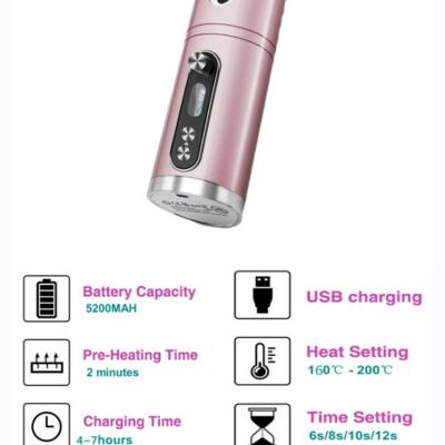 China Hot Sale Wholesale Household Hotel Salon Factory Direct Supply Low Temperature Travel Hair Curler For Auto Curly Radio For Travel Home Car White for sale