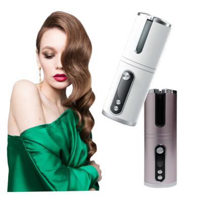 China Household Hotel Salon Cordless Curly Tools Portable USB Styler Moving Auto Rotating Rechargeable Automatic Hair Curler For Household Hotel Salon for sale