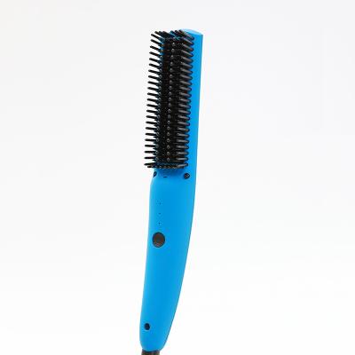 China Custom Professional Waterproof Negative Electric Comb Straight Hair Box Brush Ion Plastic Hair Brush Extension for sale