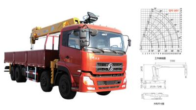 China QYS-16IV truck-mounted crane with 16 tons liftin capacity and continuous 360 swivel for sale