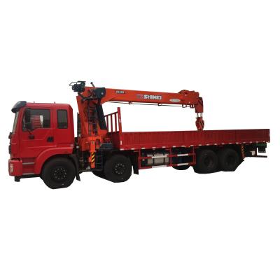 China QYS-14IVB manufacturer directly supply stiff boomed 14 tons hydraulic truck mounted crane for sale