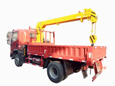 China Solar Energy alarm device 10.5m overlong boom 3 tons stiff boomed loader crane for sale