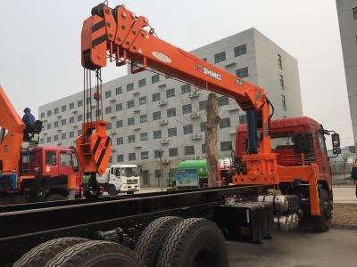 Китай low temperature 8 ton 6 sections 19.8m boom truck-mounted crane special for Russian market продается