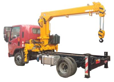 China Manufacturer directly supply QYS-4III 4 sections telescopic boomed loader crane for sale