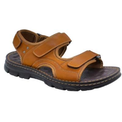 China Factory Supply PU Weave Breathable Anti-slippery Men's Casual Shoes Comfortable Leather Sandals for sale