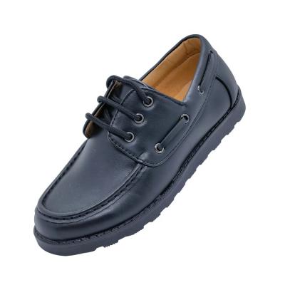 China Fashion Trend Students Fashion PU Leather Dress Formal Kids Black School Shoes For Boys zu verkaufen