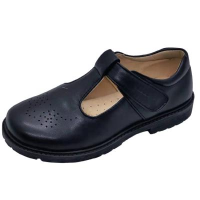 Κίνα Factory Wholesale EVERGREEN Lightweight Kids School Shoes Black Student Black School Shoes For Girls προς πώληση