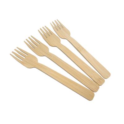 China Best Selling Eco Friendly Biodegradable Environmental Hygiene Bulk Compostable Disposable Bamboo Forks for sale