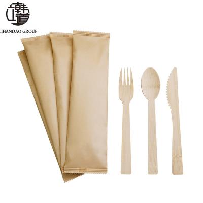 China OEM Natural Bamboo Fruit Knife Biodegradable Bamboo Dinner Dishes Green Soup Spoon Fork Set Chopstick Place Dish Cutlery for sale