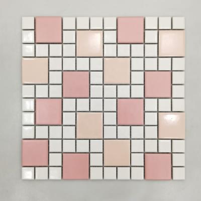 China Backsplash Modern Porcelain Style Japan Ceramic Mosaics for sale