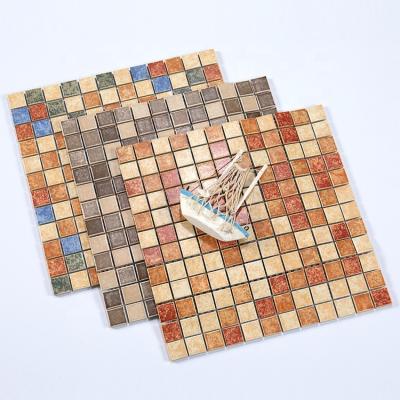 China Art Decorative Rustic Retro Mosaic Hot Sale Modern Antique Mosaic Tile 23x23 for sale