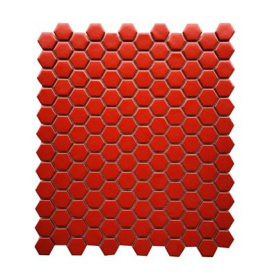 China Modern Bathroom Tile Change Wall Decor Tile Glass Mosaic Graite Graite Hex for sale