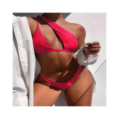 China Hot Sale Sexy Hot Sale Youth Girl Triangle Thong Printing Short Swimsuit Women Bikini for sale