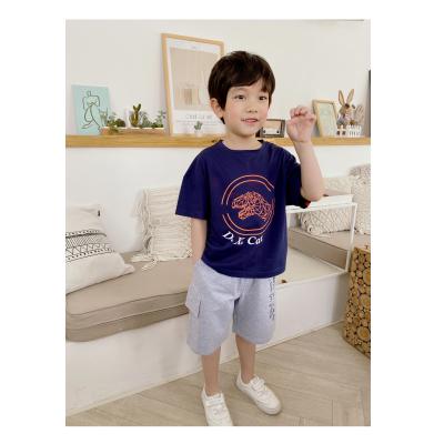 China Customized High Quality Anti-pilling Colors 100% Cotton Fabric Summer Popular Children's T-shirt for sale