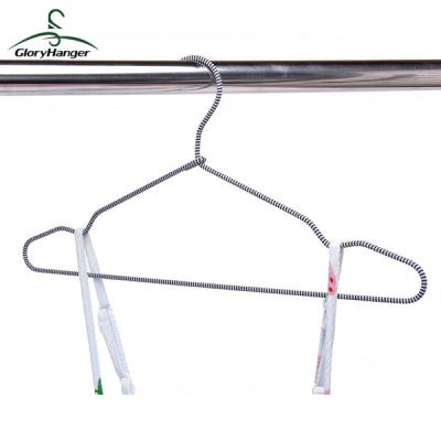 China CLASSIC Non Slip Customized Braided Fabric Hanger Rope Hanger for sale