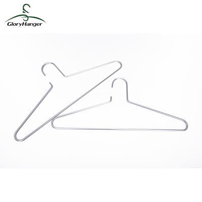 China Multi Purpose Household Metal Anti-Slip Wholesale Customized Golden Clothes Hanger for sale