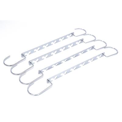 China Space Saving Metal Wonder Clothes Hanger Organizer Space Saving Magic Cabinet Hanger for sale