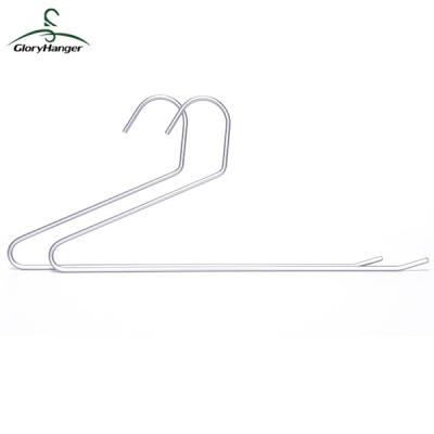 China Factory supply high quality CLASSIC aluminum wire hangers for pants for sale